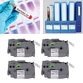 thumbnail image 1 of Label Maker Tape 12mm X 8M For TZC231 Label Tape Label Maker Refills With Waterproof Cover Strong Adhesive For Plaques Instruction Labels, 1 of 8