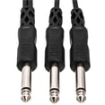 thumbnail image 5 of Hosa Mono Y-Cable - 1/4" TS to Dual 1/4" TS - 5 ft, 5 of 5