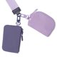 thumbnail image 2 of Small Change Pouch Billetera Muñeca Doble Bolsillo Mini Zip Alrededor La Llavero Billetería Dual Muñeco Pulsera Nylon Ligero para Mamá Mom., 2 of 7