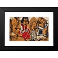 thumbnail image 2 of Albert Müller 14x11 Black Modern Framed Museum Art Print Titled - Anna Muller with Judith and Kaspar (1925), 2 of 5