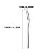 thumbnail image 3 of 304 Stainless Steel Fruit Fork Western Dessert Stick Salad Fork Two Tooth Cake Fork, 3 of 5