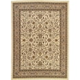 thumbnail image 3 of Unique Loom Sialk Hill Collection Area Rug - Washington (9' 10" x 13' 1" Rectangle Ivory/Black) Floral Traditional Perfect For Living Room Bed Room Dining Room Office, 3 of 9