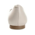 thumbnail image 4 of Journee Womens Renzo Slip On Pointed Toe Ballet Dress Flats, Widths Available, 4 of 10
