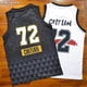 thumbnail image 4 of Camiseta de baloncesto estilo CHINA 72 #CHITIAN para cosplay de Streetball, camisetas de dibujos animados, tanques de colección de huesos, estampado Batter Born, 4 of 5