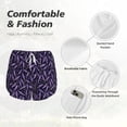 thumbnail image 4 of Rocae Lavender Flowers for Women's Athletic Shorts Quick Dry Workout Hiking Shorts With Pockets for Running, Yoga, Gym, Sports XX-Large, 4 of 9