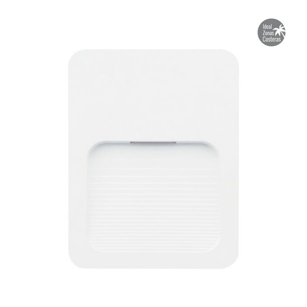 Lampara Sobreponer En Muro Led Blanco 1.5w Luz Suave Cálida
