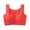Red, variant on MVRLSH Sports Jelly Bras for Women Thin Padded Wireless Breathable Sleep Everyday Comfort lette Underwear Strapless Bra