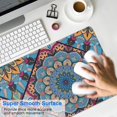 thumbnail image 4 of Add Pizzazz to Your Office: Mandala Design Mouse Mat - Small Size, Non-Slip, Waterproof, Cute Design, Stitched Edge (31.5x11.8 Inch), 4 of 7