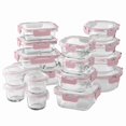 thumbnail image 1 of Set de recipientes para comida COOK WITH COLOR Premium, 32 unidades Vidrio borosilicato, 1 of 6