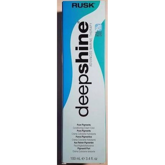 Rusk Deepshine Deep Shine Permanent Conditioning Cream Color 3.4 oz (1.10BB Intense Blue Black