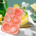thumbnail image 4 of Molde de Hielo de ma de Corazón de Rosas de Silicón - Flexible y Resistente con Tapadera Embudo Incluida, 4 of 11