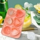 thumbnail image 4 of Molde de Hielo de ma de Corazón de Rosas de Silicón - Flexible y Resistente con Tapadera Embudo Incluida, 4 of 11