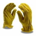thumbnail image 2 of 12-Pack of Cordova 9015XL Select Grain Deerskin Driver Work Gloves, Split Deerskin Back, Unlined, Shirred Elastic Back, Keystone Thumb, X-Large, 2 of 2