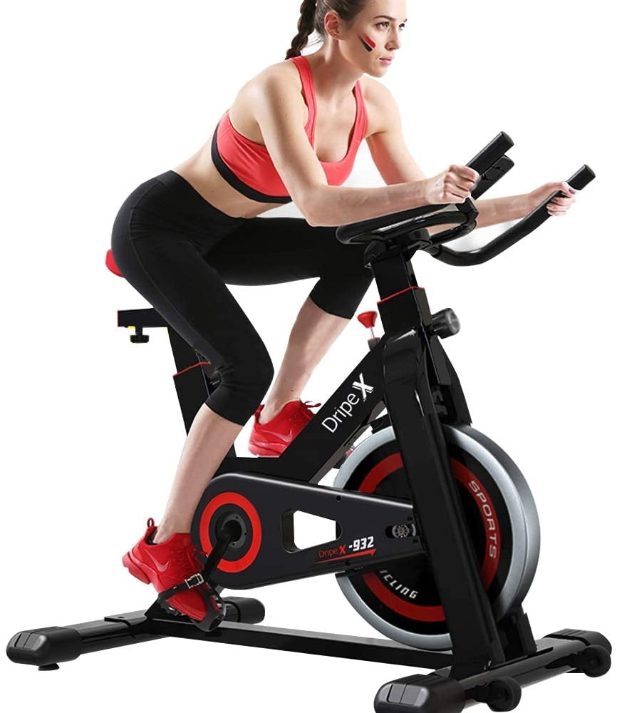 Studio Exercise Bike Flywheel Fitness Commercial Home Gym Cycling LCD Stationary 