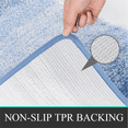 thumbnail image 4 of Ileading Traditional Bath Rug Set 3 Piece Microfiber Washable Bathroom Rug Set, 4 of 9