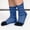 czb# Blue375, variant on Wuxian Wool Socks For Women Toe Socks Striped Thermal Fuzzy Thick Crew Socks Winter Hiking Crew Length Stockings Sports Cozy Casual Breathable Socks,Black,L