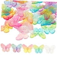 thumbnail image 4 of CRILSTYLEO Mini Acrylic Butterfly Decor 50Pcs For Diy Crafts And Bag Accessories, 4 of 8