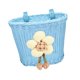 thumbnail image 5 of Cesta de bicicleta para niños, cesta delantera tejida, correas ajustables para manillar pequeño Azul, 5 of 9