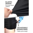 thumbnail image 5 of OutPro Women's Skorts Skirts Waist Tennis Sports A-Line Dress Athletic Draw Rope Short Black, 5 of 8