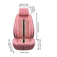 thumbnail image 5 of Tuqiang Leather front car seat covers. for FIAT for Linea 2007-2018 2 Seats Premium Leather Compatible Airbag Water Resistant Front Rear Cushion Protector Pink, 5 of 5