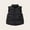 Black, variant on Toddler Girls Ruffle Puffer Vest Button Down Sleeveless Padded Gilet Winter Cute Jackets Outwear for 2-10 Years