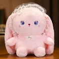 thumbnail image 3 of Conejo de peluche de 35-45cm para niños, juguete suave de encaje, almohada, muñeca, regalos de cumpleaños, 3 of 5