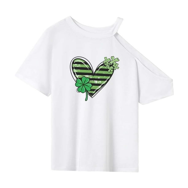 Camiseta con hombros descubiertos para mujer, camiseta, ropa, cuello redondo, camisetas de verano, manga corta XL