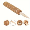 thumbnail image 2 of 4 Pack 17inch Monstera Plant Support Stackable Moss Poles for Plants, Coir Totem Pole Tall Moss Pole for Climbing Plants, Sphagnum, Indoor Potted Plants, 2 of 7