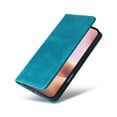 thumbnail image 3 of for iPhone 13 Wallet Case, PU Leather + TPU, Magnetic Card Holder with Kickstand, Shockproof Full Body Protective Flip Cover, Classic Design for iPhone 13 Men Women, Bluegreen, 3 of 4