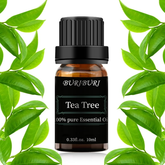 Tea Tree Essential Oil, 100% Pure, Undiluted, Natural Tea Tree Oil Aromatherapy Essential Oils 10ml for Diffuser, Massage (Tea Tree)