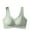 Green a1, variant on snilers Bras for Women No Underwire Seamless Wireless T Shirt Bras Supportive Full Coverage Bralettes Comfort V Neck Push Up Bra