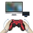 thumbnail image 4 of PRAETER Bluetooth 4.0 and 2.4GHz Wireless Gamepad Mobile Game Controller for Android / PC / PS3 / SteamOS PUBG Joystick, Red, 4 of 12