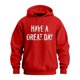thumbnail image 3 of MHFRRA Sudadera con Capucha Gráfica Divertida, Informal, Cómoda y con Estampado de Letras para Uso Diario y Actividades Al Aire Libre Rojo, 3 of 6