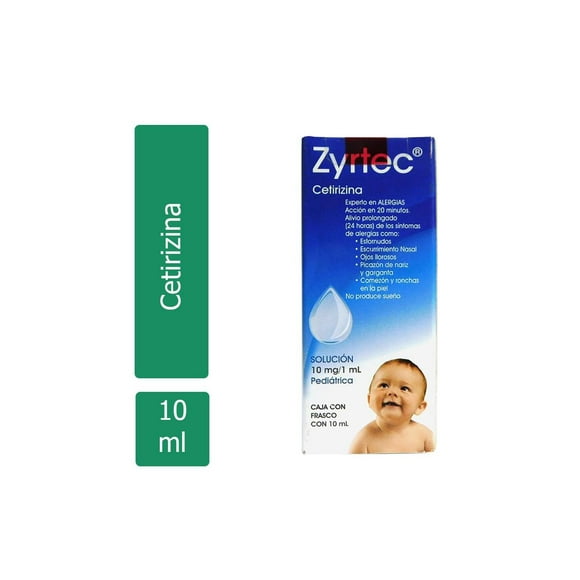 Zyrtec 10 mg/ml solución pediátrica 10 ml
