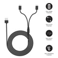 thumbnail image 4 of (3 metros) 10 pies 2 en de carga múltiple con usbompatible para Switch, Switch Lite, controlador de juegos , controlador X Yotijar Cable de carga de la consola, 4 of 6