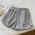 thumbnail image 2 of Sngxgn Womens Workout Gym Shorts Casual Lounge Set, Ladies Active Apparel with Pockets(Grey,L), 2 of 3