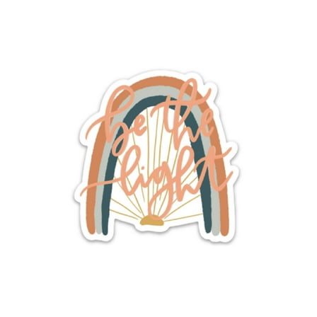 Faith Based Hand Lettered Sticker | Be the Light