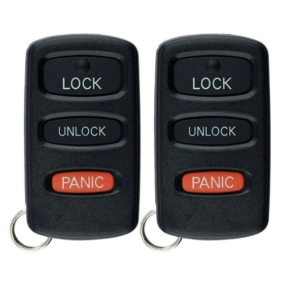2 PACK - KeylessOption Keyless Entry Remote Car Key Fob Replacement HYQ12ABA for 99-01 Mitsubishi Eclipse Galant & 01 Dodge stratus Coupe