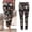 Black, variant on Women's Boho Floral Print Jogger Pants, High Waist Drawstring Beach Trousers with Pockets, Lightweight Casual Summer Pants, 5 Colors, Sizes S-XXL