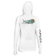 thumbnail image 3 of SCALES Women's Dorado Hooded Performance Shirt Seafoam, Small Hoodie, 3 of 3