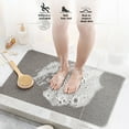 thumbnail image 3 of VANLOFE Rectangle Mats for Bathroom for Bedroom Comfortable Rugs for Living Room Beautiful Mats for Bedside strong water absorption Mats 23.6*15.7in, 3 of 5