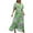 Army Green dresses for women, variant on Wycnly Dresses for Women Beach Loose Flowy Swing Tunic A Line Long Sundress Short Sleeve V-Neck Camouflage Summer Maxi Formal Dress Purple s