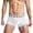 White, variant on Xijirk Mens Underwear,Boxer Shorts Underwear Four Corner Trunks Breathable Comfortable Stylish Design Young Fashion Ideal Everyday Wear,Men's Underwear,Black,L