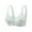 White, variant on ,Women's Lace Front Hook Closure Bras Floral Rose Wide Strap No Underwire Comfort Bralettes Full Coverage Lingerie White 44