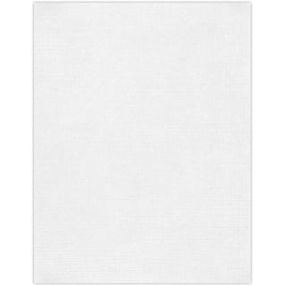 Hamilco 5x7 White Linen Textured Cardstock Paper Blank Index Cards Flat  Card Stock 80lb Cover – 50 Pack