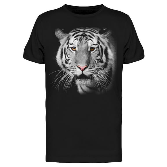 Close Up Tiger T-Shirt Men -Image by Shutterstock, Male Large