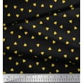 thumbnail image 2 of Soimoi Black Modal Satin Fabric Nachos & Salsa Food Print Fabric by the Yard 42 Inch Wide, 2 of 3