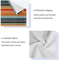 thumbnail image 4 of Dreamtimes Towel Set of 3,Mexican Serape Stripes 1 Bath Towel, 1 Towel, 1 Small Square Towel, Strong Soft and Compact Absorbent Yoga Gym Hotel Excellent Choice., 4 of 7