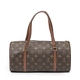 thumbnail image 5 of Pre-Owned Louis Vuitton Brown Papillon 30 Shoulder Bag Monogram Canvas, 5 of 10