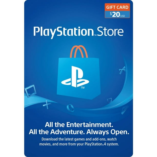 Sony 3004198 PSN Live Card $20 PlayStation 4, - Walmart.com